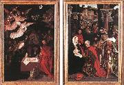 unknow artist Adoration of the Shepherds and Adoration of the Magi oil painting reproduction